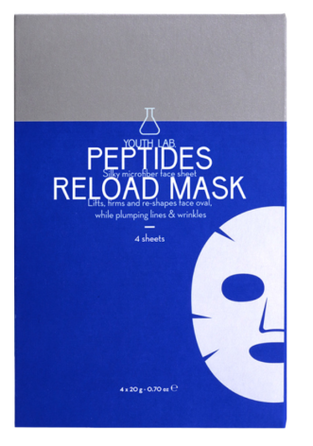 YOUTH LAB Peptides Reload veido kaukė, 4 vnt.