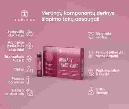 SAPIENS Urinary Tract Care ampulės, 25 ml