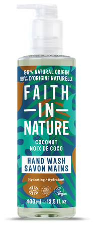 FAITH IN NATURE Coconut skystas muilas, 400 ml