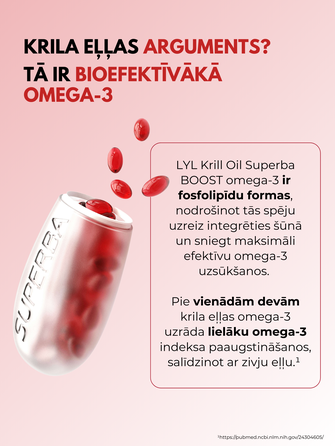 LYL Krill Oil Superba BOOST kapsulės, 30 vnt.