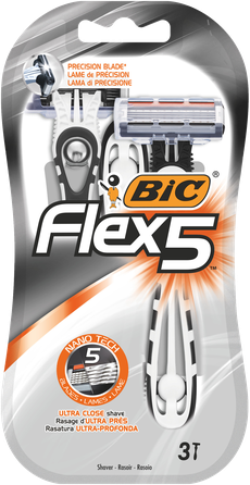 BIC Flex 5 vienkartiniai skustuvai, 3 vnt.