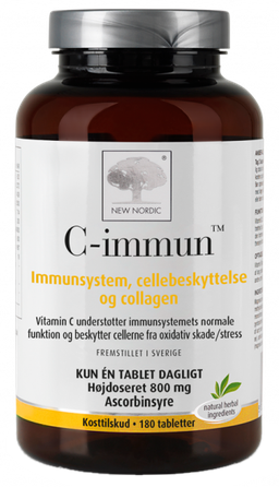 NEW NORDIC C-IMMUN tabletės, 180 vnt.