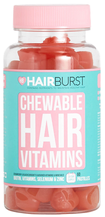 HAIRBURST Chewable Hair Vitamins pastilės, 60 vnt.