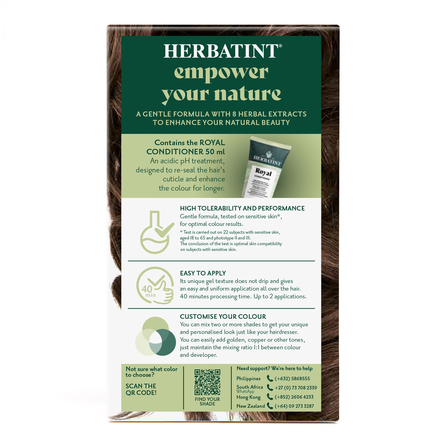 HERBATINT 5D Light Golden Chestnut plaukų dažai, 170 ml