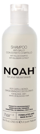 NOAH 1.9 Anti-Yellow atspalvį neutralizuojantis šampūnas, 250 ml