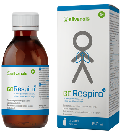 GORESPIRO su mėlynių sultimis balzamas, 150 ml