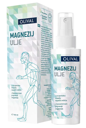 OLIVAL Olival  Purškiamas magnio aliejus dulksna, 100 ml