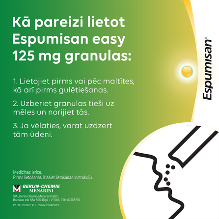ESPUMISAN  Easy  paketėliai, 14 vnt.