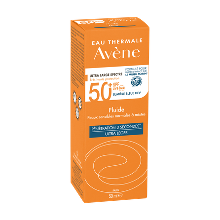 AVENE Sun SPF 50+ apsauginis kremas nuo saulės, 50 ml