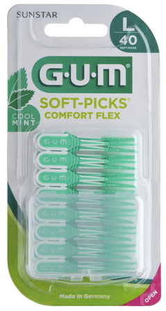 Soft-Picks Comfort Flex, didelis, 40 vnt.