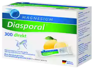 MAGNESIUM  MAGNESIUM DIASPORAL 300 paketėliai, 20 vnt.