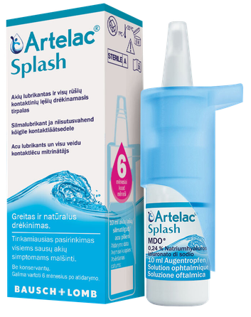 ARTELAC   ARTELAC SPLASH akių lašai, 10 ml