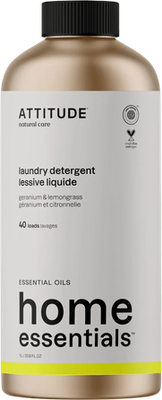 ATTITUDE pelargonijų ir citrinžolių aromato	 skalbimo skystis, 1000 ml