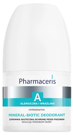 PHARMACERIS A Mineral Biotic dezodorantas, 50 ml