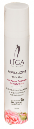 LĪGA su augaliniais keramidais veido kremas, 50 ml