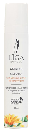 LĪGA sudirgusiai odai veido kremas, 50 ml