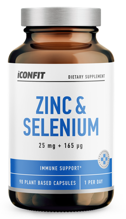 ICONFIT Zinc + Selenium kapsulės, 90 vnt.