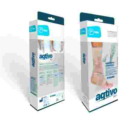 PRIM Aqtivo Skin P706BG (S) elastinis kulkšnies įtvaras, 1 vnt.