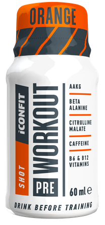 ICONFIT  L-Carnitine Shot Orange buteliukas, 60 ml
