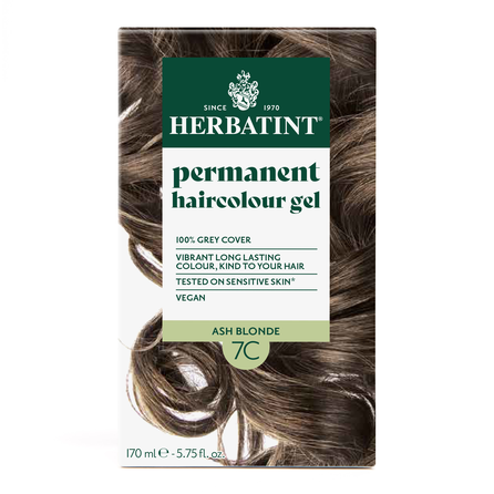 HERBATINT 7C Ash Blonde plaukų dažai, 170 ml