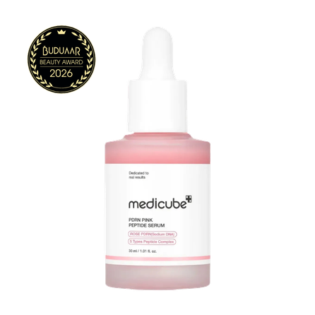 MEDICUBE PDRN Pink Peptide, elastingumo ir švytėjimo suteikiantis serumas, 30 ml