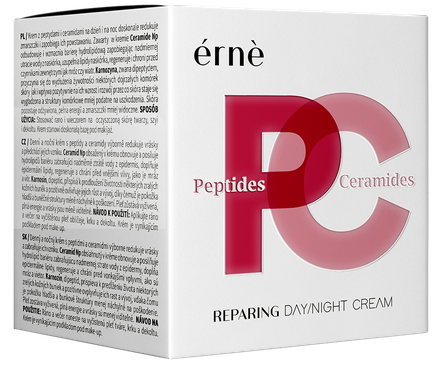 ERNE su peptidais ir keramidais veido kremas, 50 ml