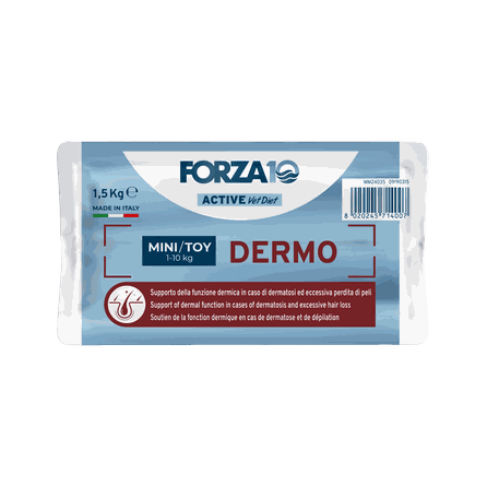 FORZA10 Active Vetdiet Dermo Mini/Toy, šunims sausas pašaras, 1.5 kg