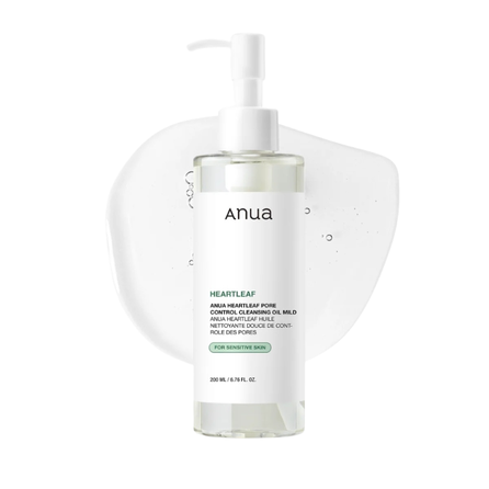 ANUA Heartleaf Pore Control Cleansing Mild valomasis aliejus, 200 ml