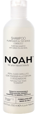 NOAH skirtas riebiai, pleiskanoti linkusiai galvos odai šampūnas, 250 ml