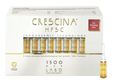 CRESCINA Transdermic 1300 Man ampulės, 20 vnt.