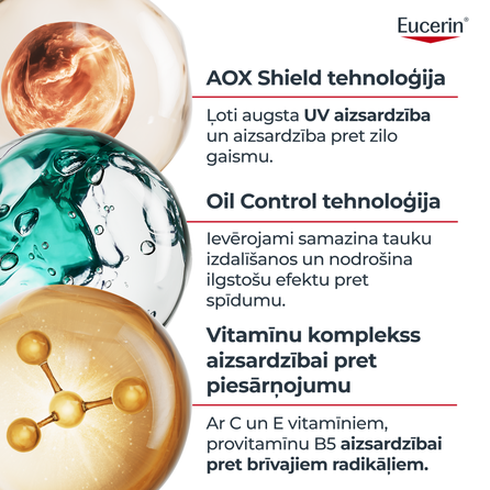 EUCERIN Sun Oil SPF 50+ Control serumas, 30 ml