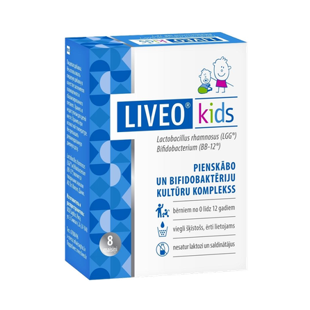 LIVEO  Kids paketėliai, 8 vnt.