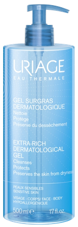 URIAGE Extra-Rich Dermatological prausimosi gelis, 500 ml