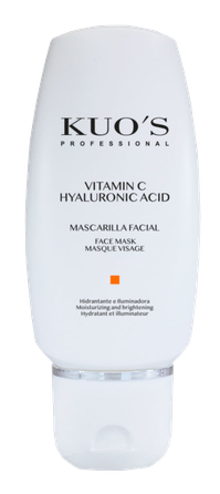 KUOS Vitamin C and Hyaluronic Acid veido kaukė, 100 ml