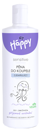 HAPPY   Sensitive vonios putos, 400 ml