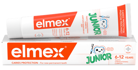 ELMEX Junior (6-12) dantų pasta, 75 ml