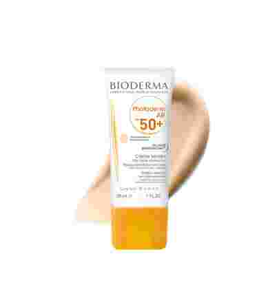 BIODERMA Photoderm AR SPF 50+ į raudonį linkusiai odai su išsiplėtusiais kapiliarais, apsauginis kremas nuo saulės, 30 ml