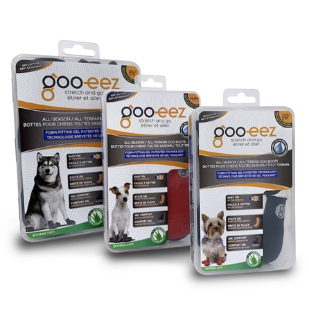 GOO-EEZ raudoni, 2XS batukai šunims, 4 vnt.