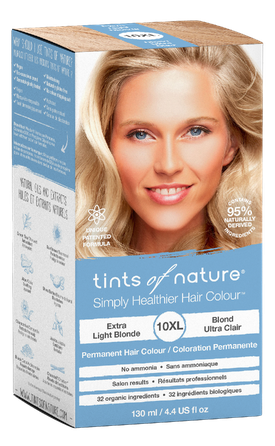 TINTS OF NATURE T10XL Extra Light Blonde plaukų dažai, 130 ml