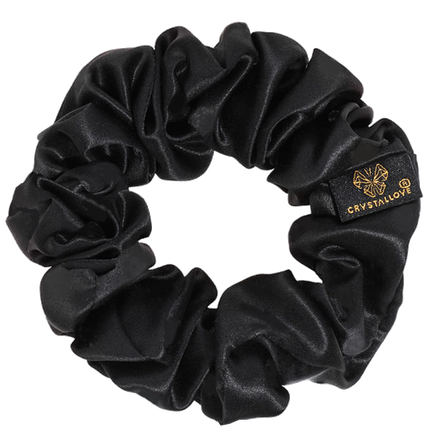 CRYSTALLOVE Black šilkinė plaukų juosta, 1 vnt.