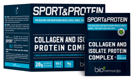 BIOFARMACIJA Sport & Protein paketėliai, 28 vnt.