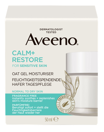 AVEENO Calm+Restore Oat Moisturiser gelis, 50 ml