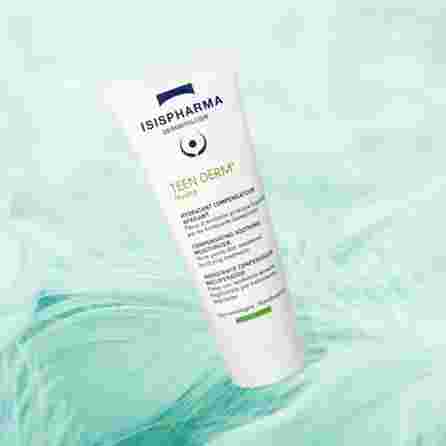ISISPHARMA Teen Derm Hydra į uždegimus linkusiai odai,  veido kremas, 40 ml