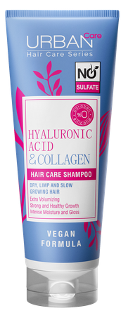 URBAN CARE Hyaluronic Acid & Collagen šampūnas, 250 ml