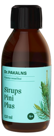 DR. PAKALNS kvėpavimo takams sirupas, 120 ml