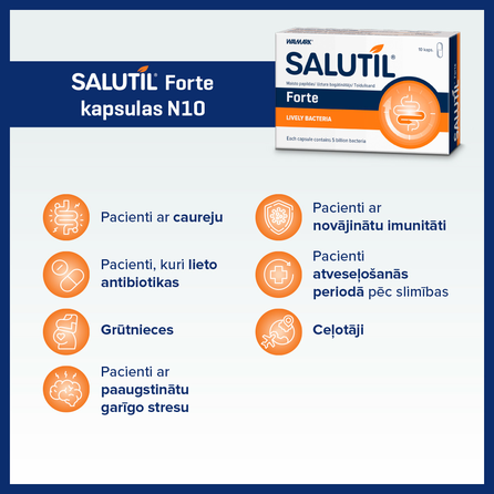 SALUTIL kapsulės, 10 vnt.