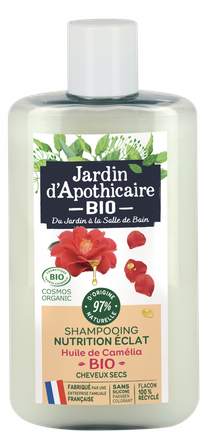 JARDIN D'APOTHICAIRE Su ekologišku, maitinančiu kamelijų aliejumi  šampūnas, 250 ml
