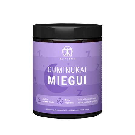 SAPIENS Miegui Skirti guminukai, 60 vnt.