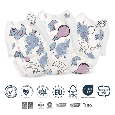 GEGE Genius Baby PNTS (15+ kg) XL 6 sauskelnės-kelnaitės, 32 vnt.