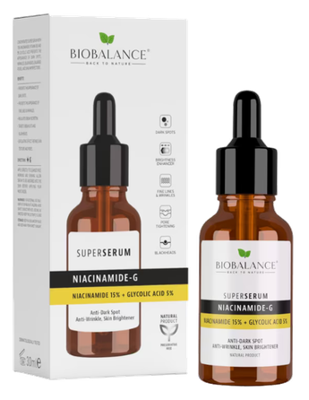 BIOBALANCE Niacinamide G Super  serumas, 30 ml